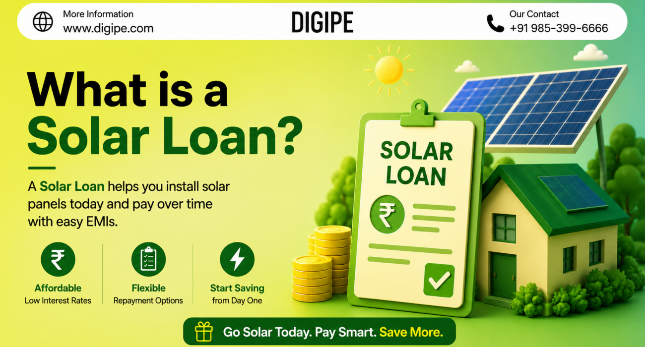 What is a solar loan? Complete guide to solar financing in India with solar panels, home installation, and flexible loan options